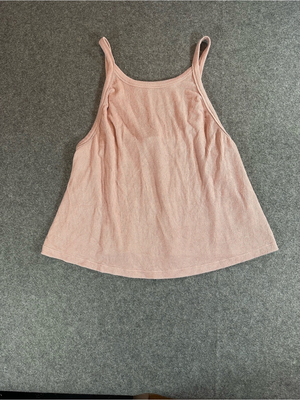 Free People pink Ribbed Tank Top